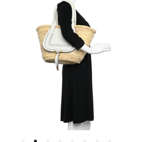 SOLD ***
Chloe Marcie Basket tote bag - Picture 6 of 6